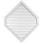 Vertical Peaked Surface Mount Signature Urethane Functional Gable Vent 12/12 Pitch, Primed Tan-101891941