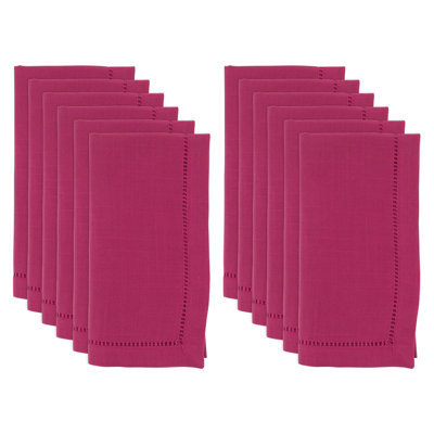 Rowles Hemstitched Border Dinner Napkin