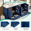 Ensemble de meuble-lavabo 60 po avec lavabos doubles (séparés), lavabos doubles en céramique (miroir non inclus)-709104699