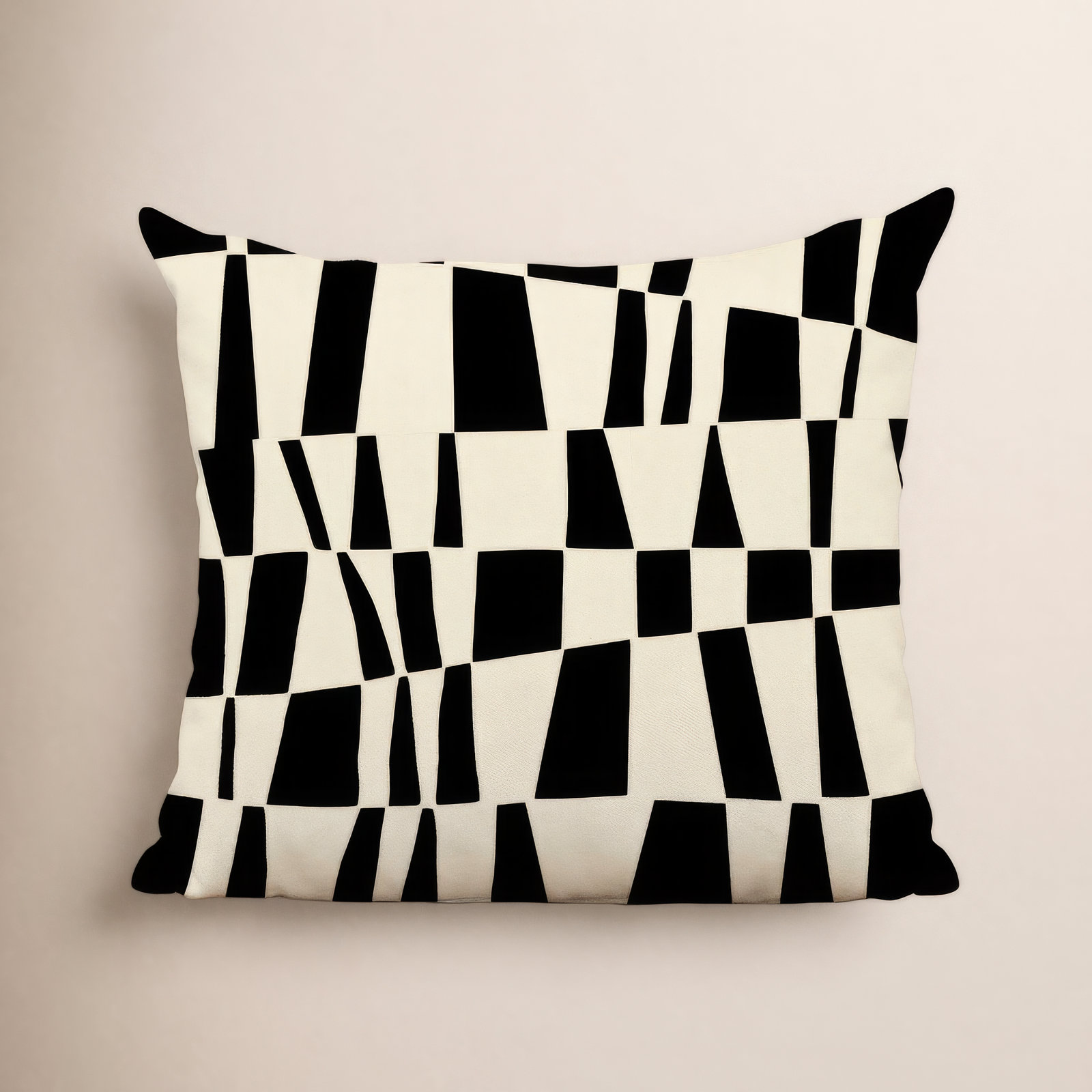 Polyester Throw Pillow, 19W" x 19H", Black