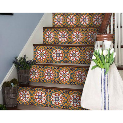 6 in. W x 6 in. L Fireplace Surround and Shower Peel and Stick Field Tile