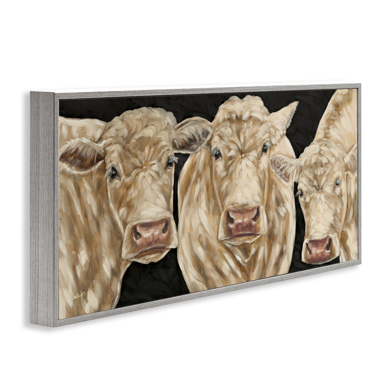 Trois moutons sur estampe numérique par Seven Trees Design, H 13 po x l 30 po, Estampe numérique Farmhouse