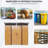 Spacious 6Ft X 5Ft Metal Shed For Garden With Foundation - Solid Base 6 Storage Backyard & Hook Stable Organized-124311307-124311306