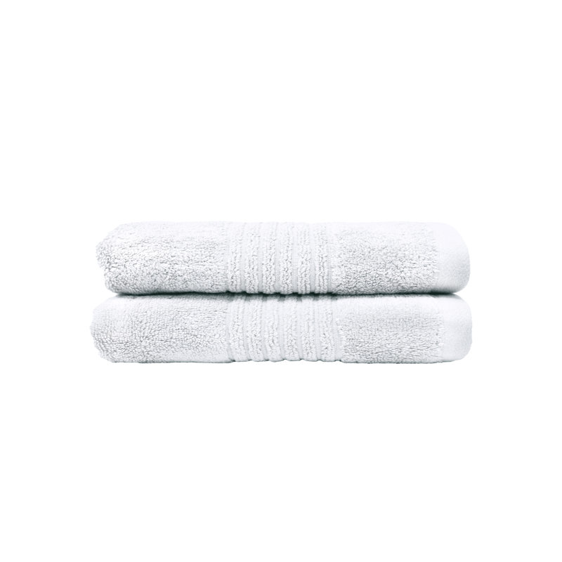 Ultrasoft Sustainable Bamboo Face Cloths Two Piece, White