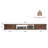 Modern 70-Inch Wall-Mounted  Floating Tv Stand With 2 Doors, For Tvs Up To 75'', Walnut-1923021317