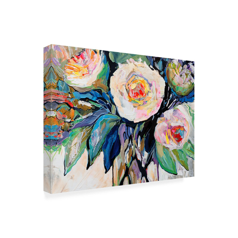 Œuvre d'art sur toile en bolet, H 14 po x l 19 po