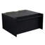 Armoire de salle de bain 36 po - Meuble-lavabo style châtaignier noir, aménagement simple