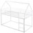 Twin Over Twin House Bunk Bed With Built-In Ladder-1108496005