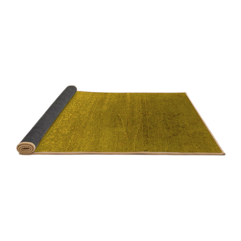 Tapis jaunes modernes Mid-Century 2686