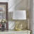 24" Resin Swan Table Lamp With Shade-610725251