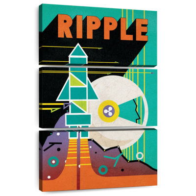 Affiche Tergel Crypto-monnaie Ripple