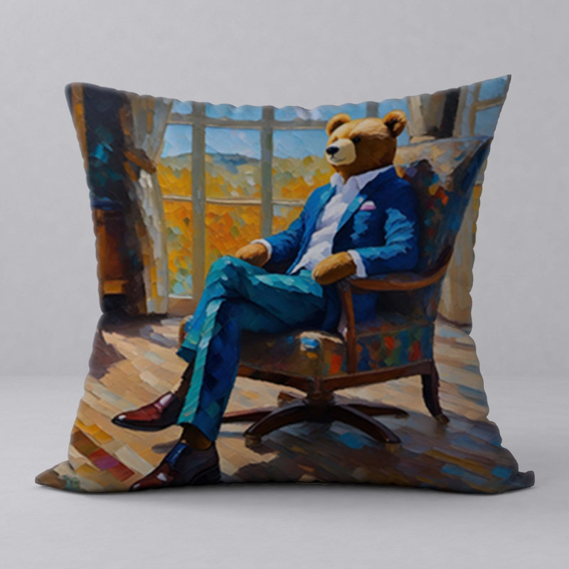 Housse et insert de coussin décoratif en polyester