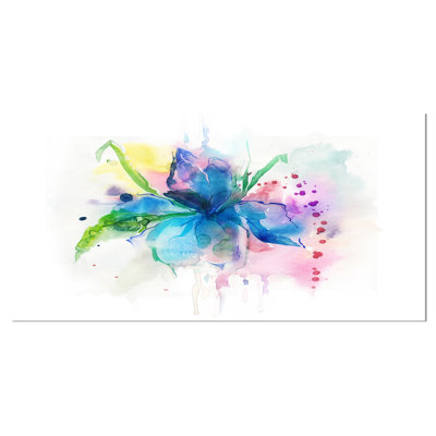 «ris aquarelle», reproduction d'art sur toile tendue