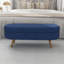 Banc de rangement repose-pieds ovale