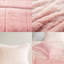 Full/Queen Shaggy Fur Comforter - , Ombre Style Faux Blush