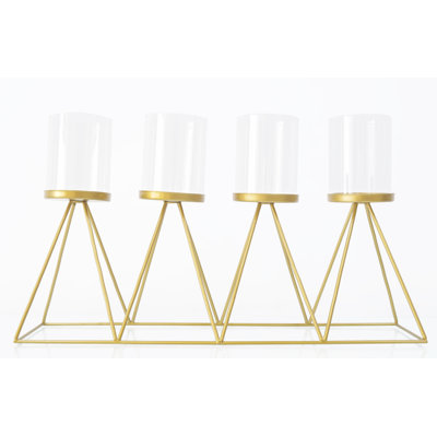 10.6'' H Iron Tabletop Candelabra