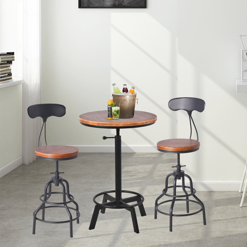 Ensemble repas pour 2 personnes Jaiven, H 30 po x l 23,6 po x P 23,6 po