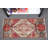 Handwoven Vintage Small Turkish Red Oushak Rug Ideal For Bathroom or as a Stylish Door Mat - Perfect Gift
