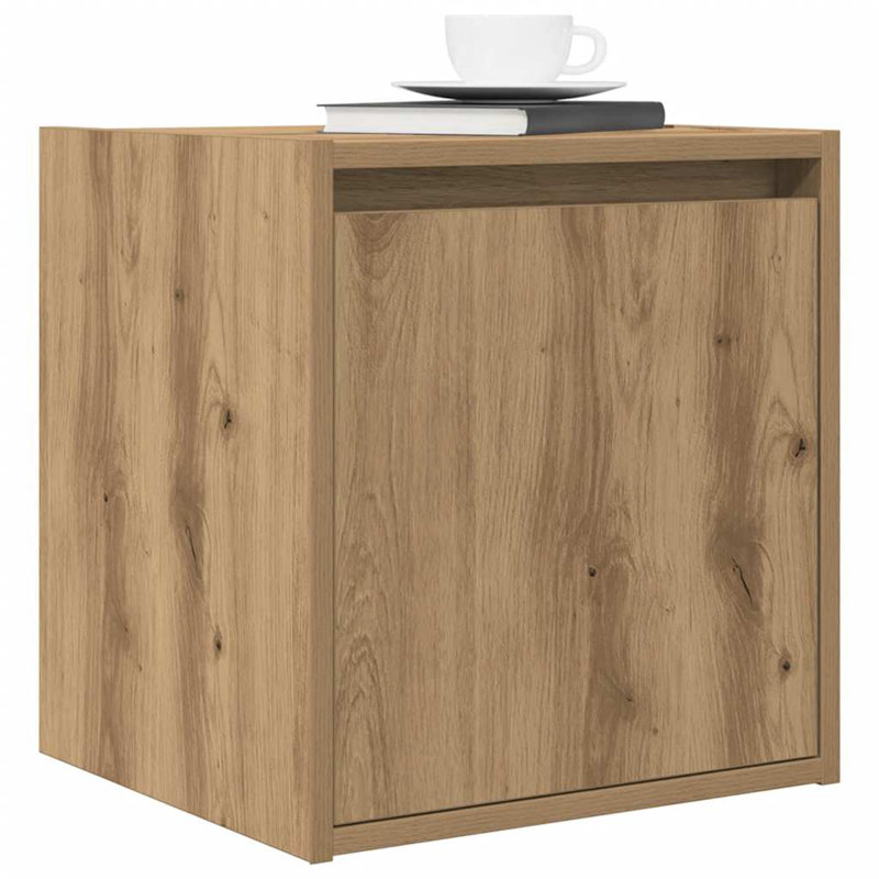 Wall-Mounted Bedside Cabinet 38X34x40 Cm, Artisan Oak, 2