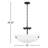 Elloise Glass Semi Flush Mount-389629677