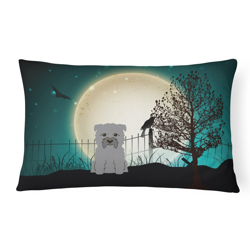 Coussin lombaire intérieur / extérieur Halloween, Gris