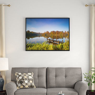 " Still Waters Of Fall Lake "