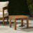 Wood Side Table In Minimalist Fashion, Slat Design, 20.19In Width X Depth 15In Height, Brown, Assembly Needed Modern Table, Simple Slat, 20.19W 20.19D 15.3H, Required-176446054