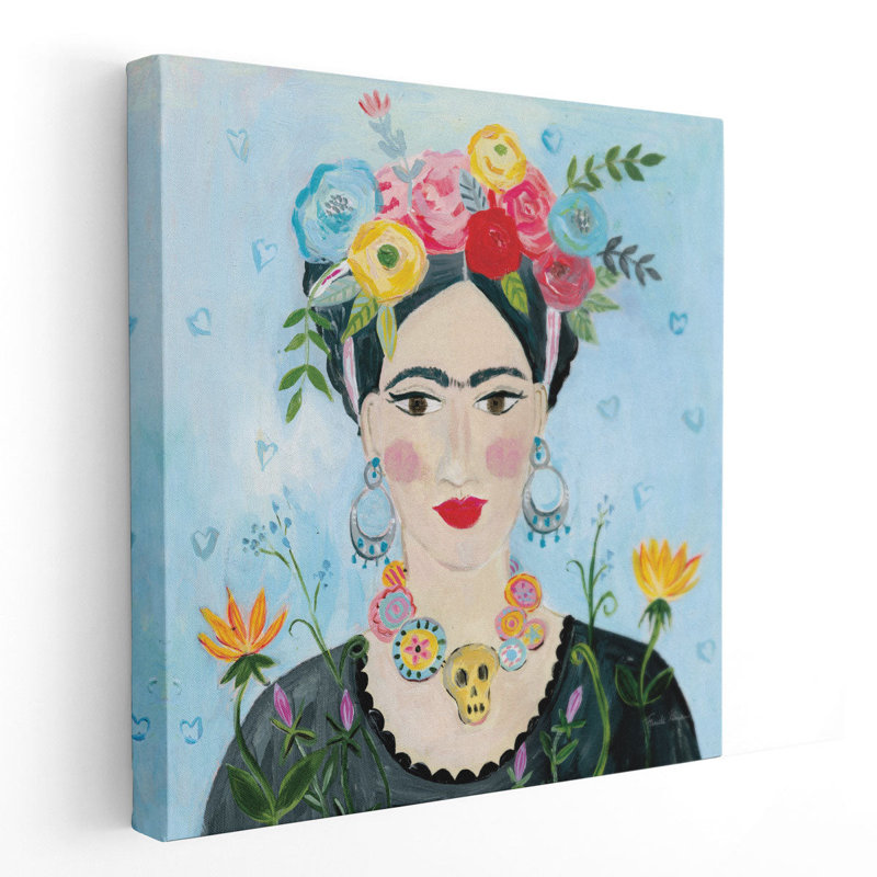 «Homage to Frida II épaules», reproduction d'art sur toile, H 12 po x l 12 po