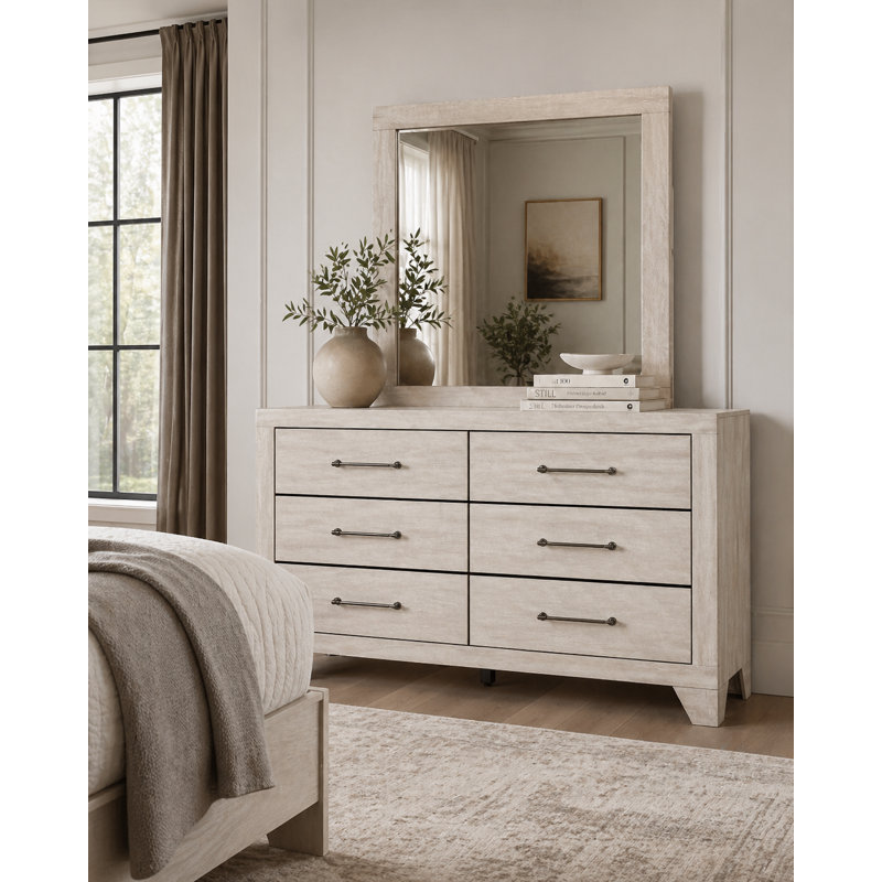 Ensemble de commode et miroir 2 pièces Mittal