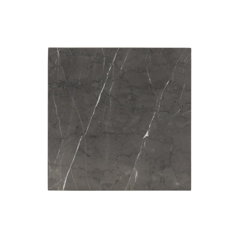 Ellric Pedestal 40", Grey Italian Marble
