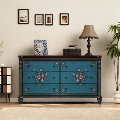 Armoire de rangement élégante de style rétro
