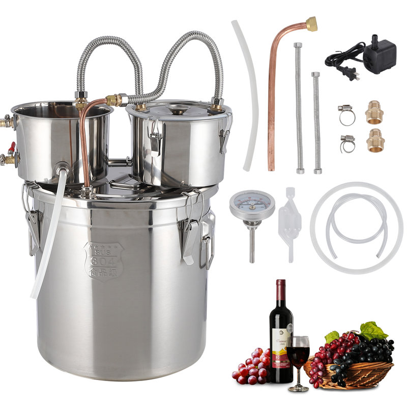 Nécessaire de brassage en acier inoxydable Yesurprise, 13 gallons