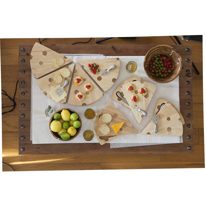 Ensemble de planche à découper et outils pour fromage suisse