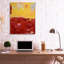 «Red and Yellow Color Block with Horizon Line» par Erin Ashley - reproduction d'art-52745033-52745035
