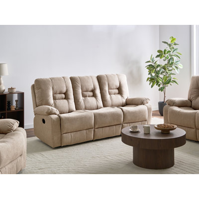 Tanel 3 Seater Fabric Sofa