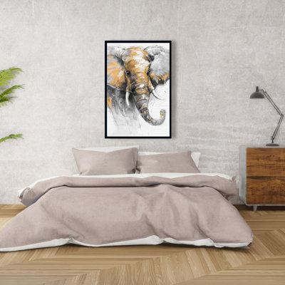 " Beautiful Golden Elephant "