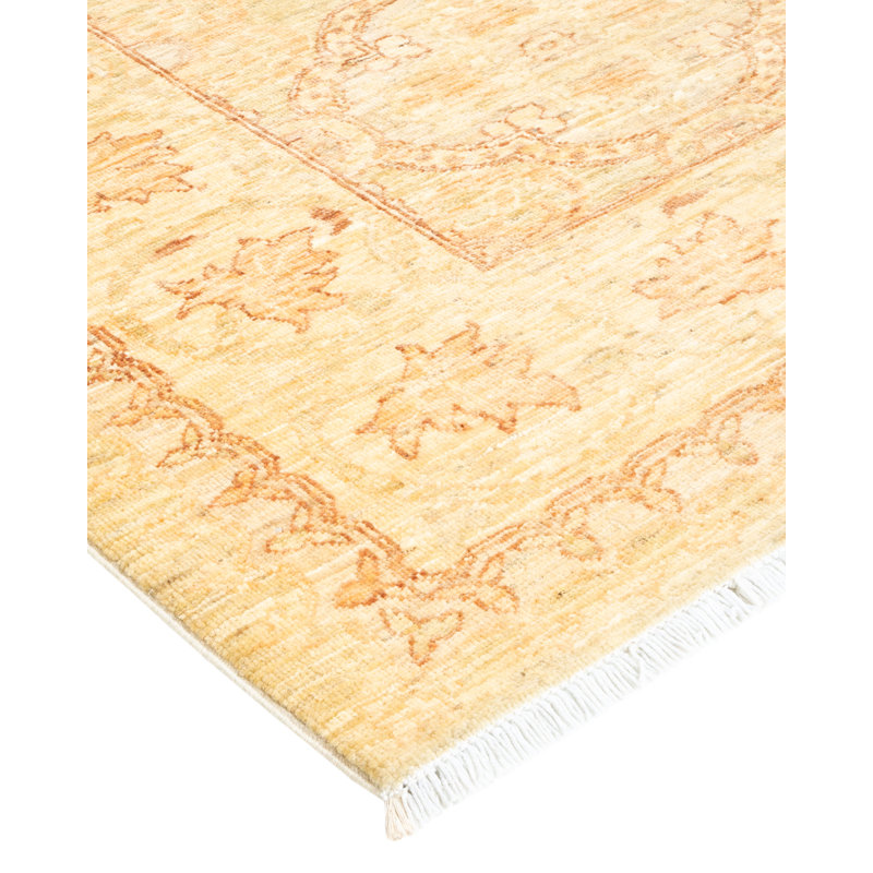 Gruff One-of-a-Kind 3' 4" X 12' 10" Hand Knotted Area Rug