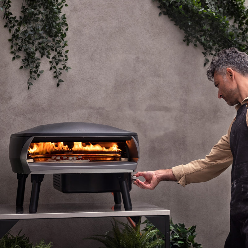 Witt Pizza Countertop Propane Pizza Oven, Matte Orange