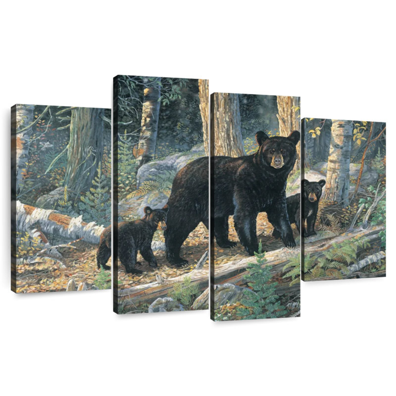 Brampt Woodland Lessons, 27" H x 43" W