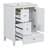 24-Inch Bathroom Vanity with Storage, Adjustable Shelf, MDF & Rubberwood, Removable Dividers-1402049490