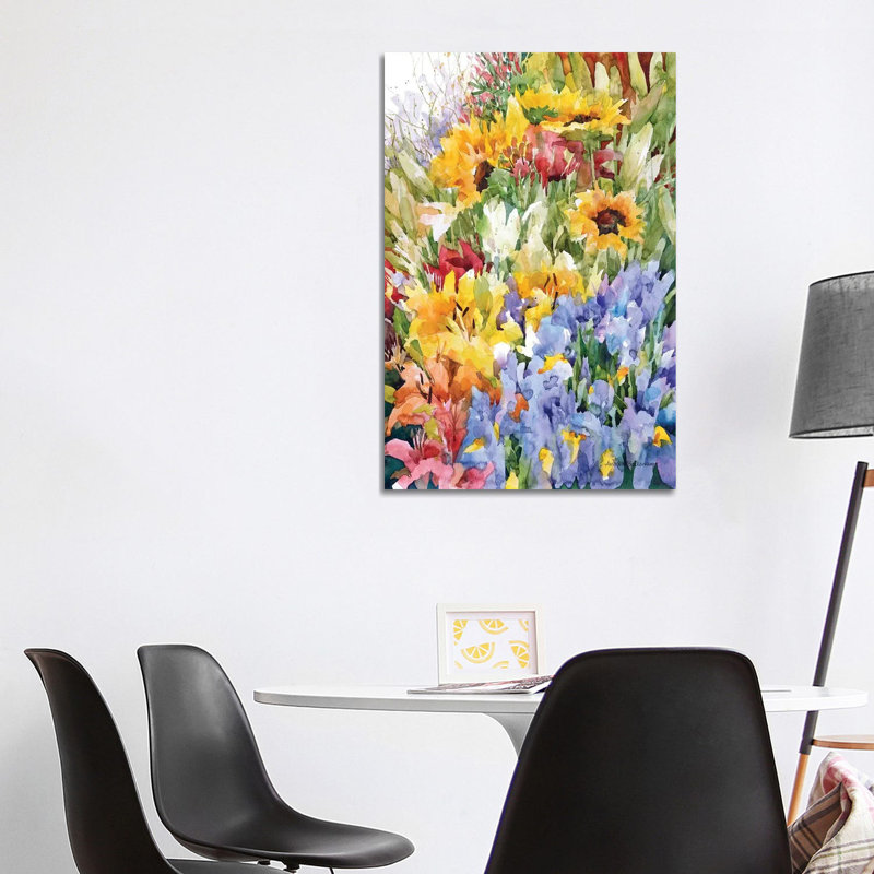 Flower Power 1 Piece Wrapped Canvas Painting, 101.6 cm H x 66.04 cm W x 1.91 cm D