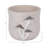 Handcrafted Cement Planter with Textured Tree Trunk Design and Mushroom Accents - Decorative Pot for Indoor and Outdoor Spaces.-108204338