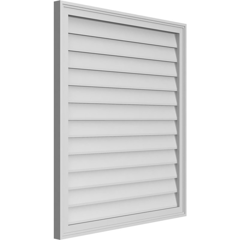 Cadre en brique, brun clair apprêté, H 38 po x l 34 po x P 1,5 po