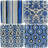 Patterned 4 Piece Coasters