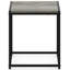 Industrial Style Side Table with Metal Frame-338908463