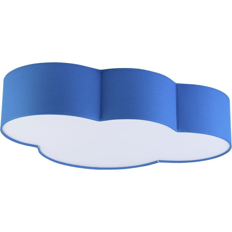Danger Flush Mount, Blue