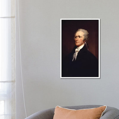 Painting Of Founding Father Alexander Hamilton by John Parrot - Print on Canvas