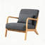 Fauteuil d'appoint 22,8 po Mid Century-130617760