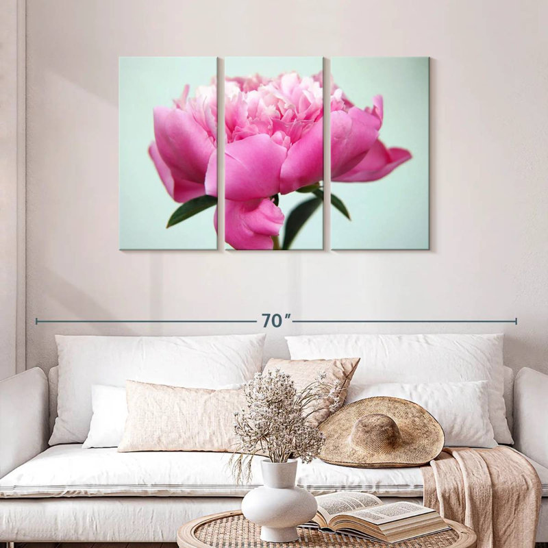 Fleur de pivoine Harnek, H 28 po x l 45 po