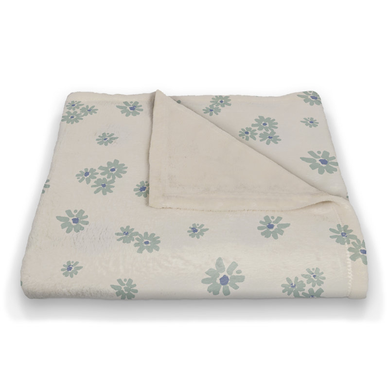 Hand Woven Throw Blanket, Blue
